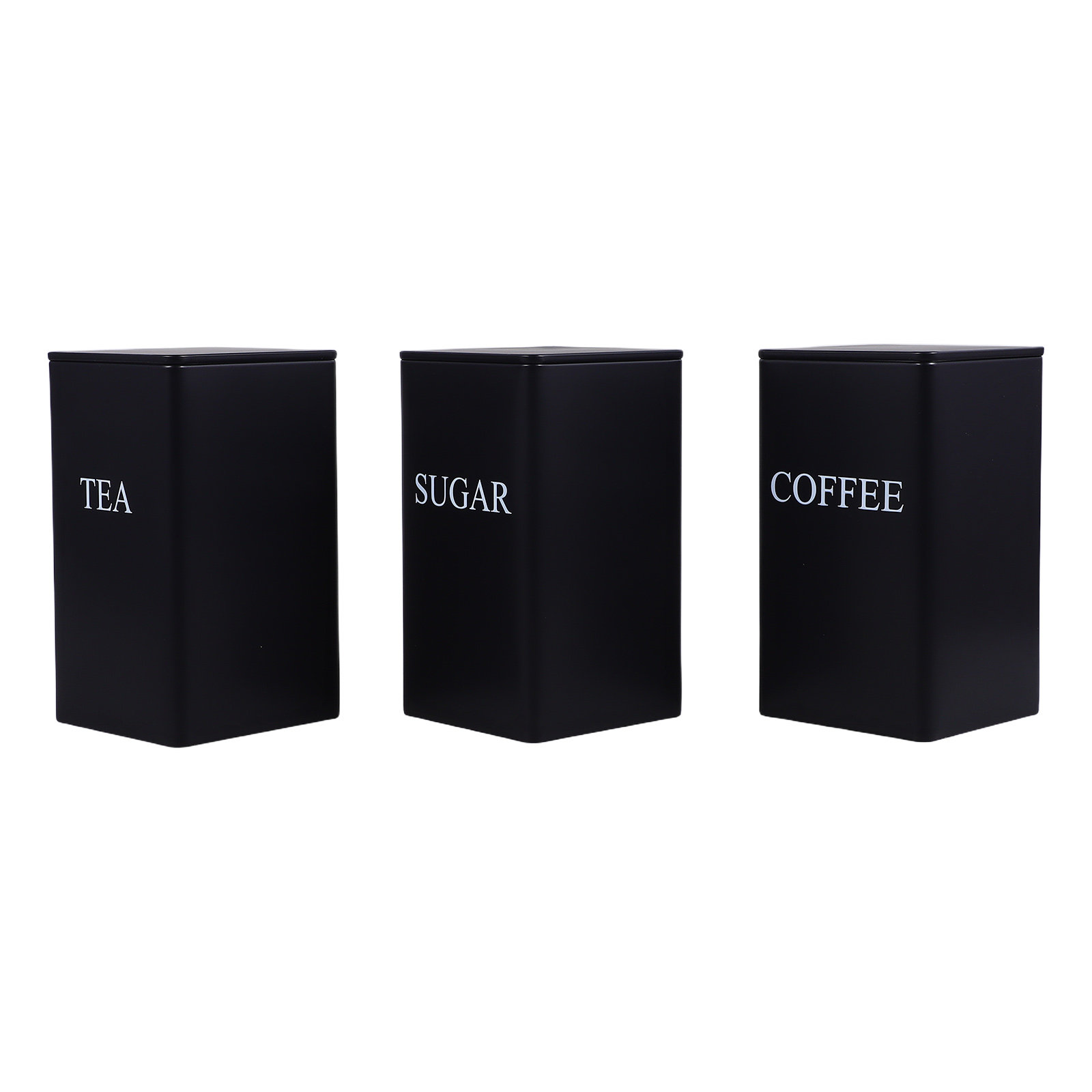 Food Storage Jars Plastic - Set da 3 contenitori in metallo