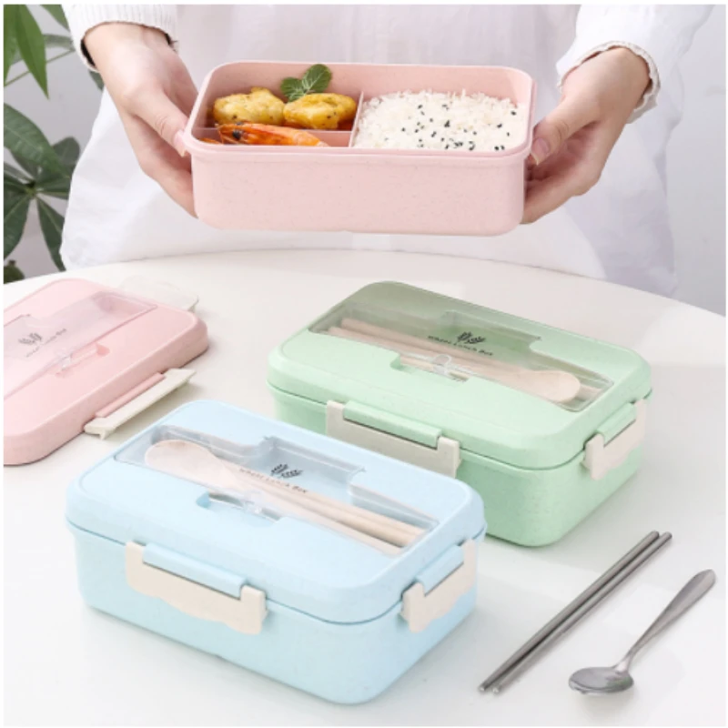Food Storage Zip Bags - Microonde Lunch Box paglia di grano