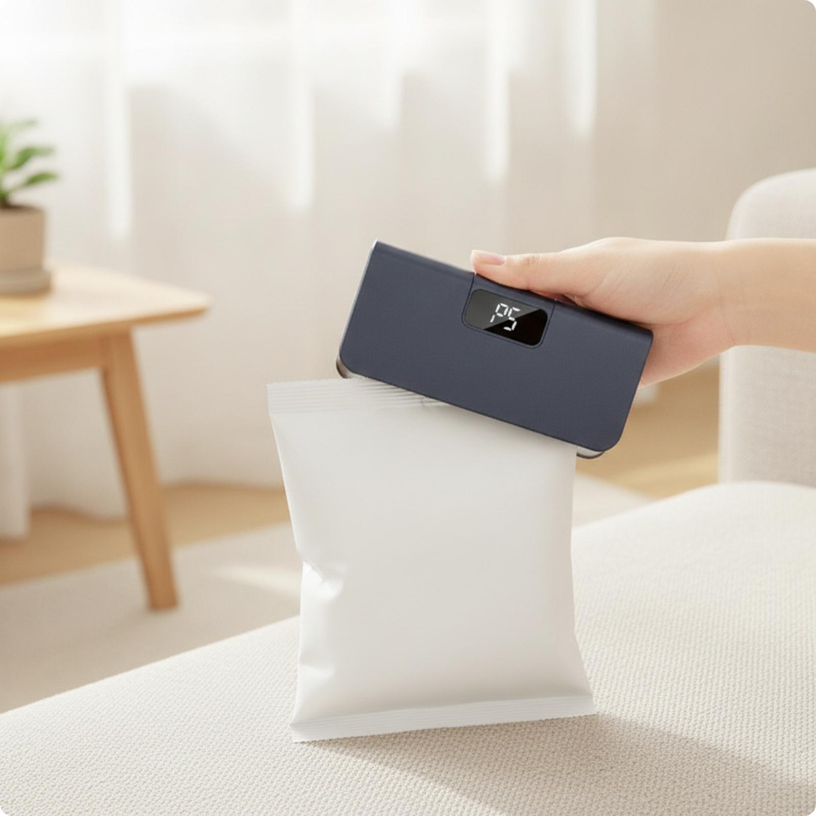 Food Storage Zip Bags - Sigillatrice per Sacchetti con Display Digitale