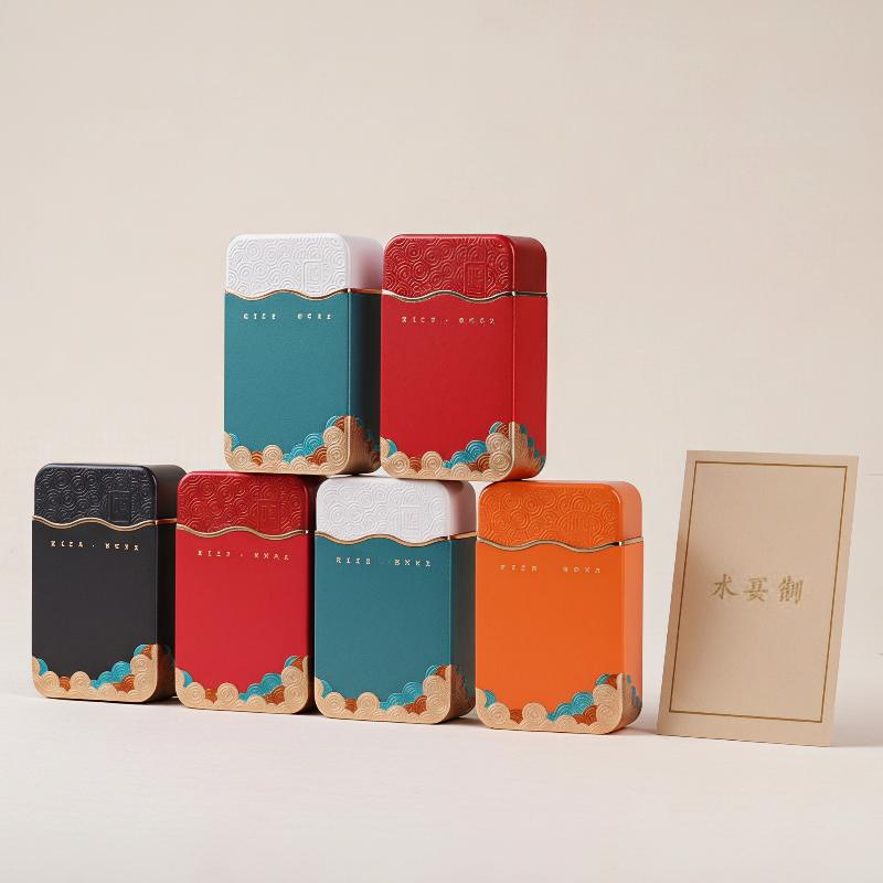 Food Storage Safe - Scatola per Tè in Metallo Non