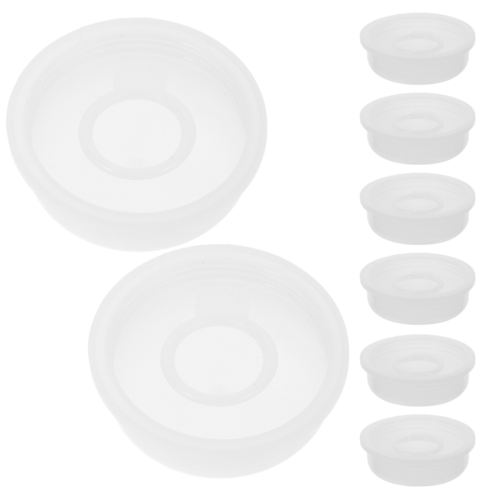 Food Storage With Lids - 10 Pezzi Coperchi in Plastica per
