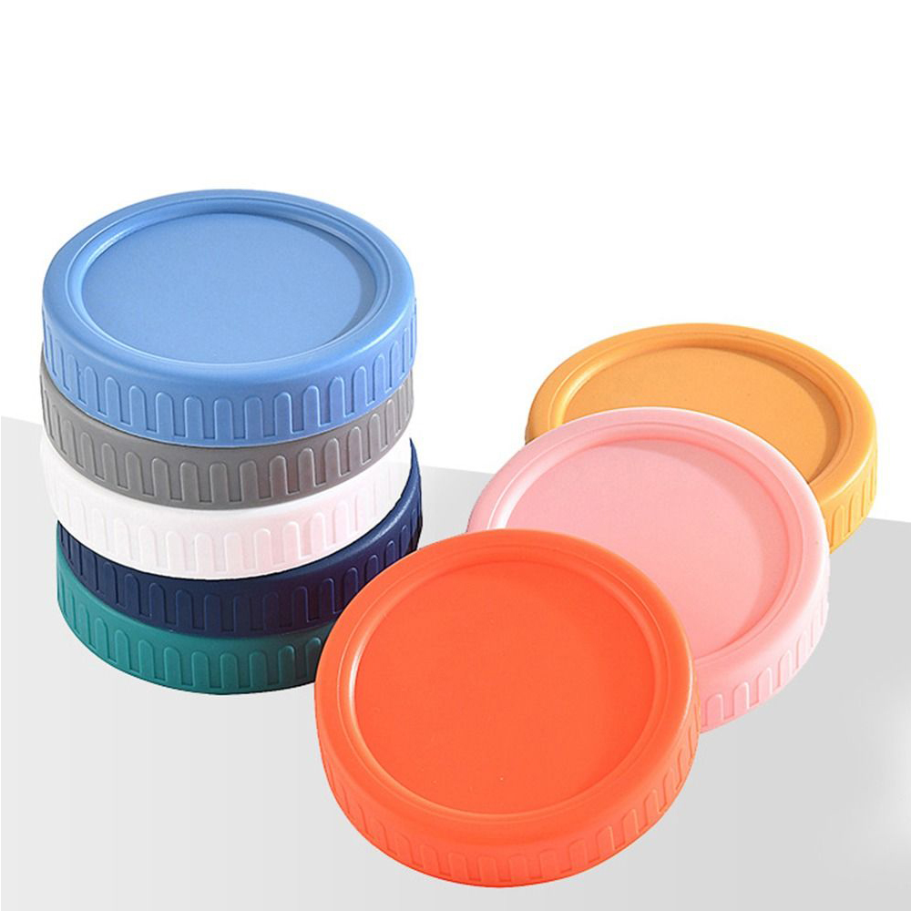 Food Storage Jars With Lids - 1pz 70mm/86mm coperchi in plastica riutilizzabili