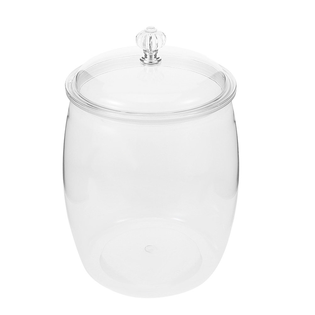 Food Storage Jars With Lids - Grande barattolo trasparente in plastica con