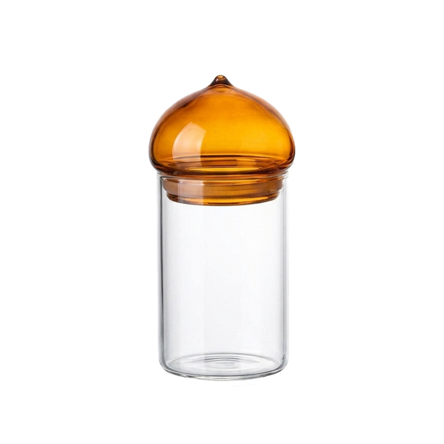 Food Storage Jars With Lids - Barattolo in vetro con coperchio color
