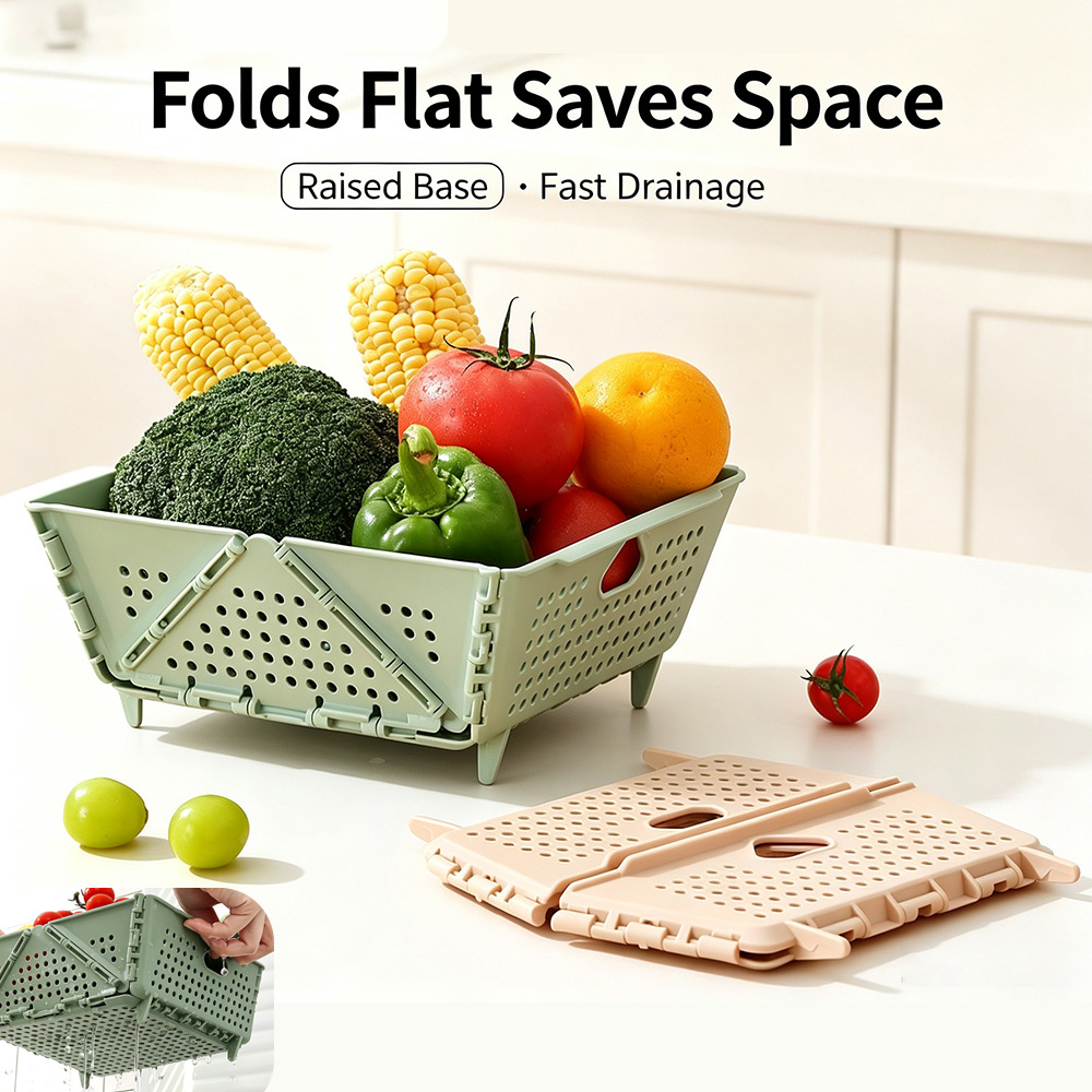 Food Storage Safe - Cestello Pieghevole per Frutta e Verdura,