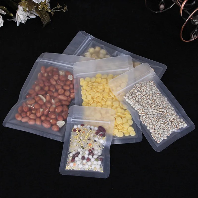 100 Sacchetti in Plastica Opac - Food Storage Bags Zip Lock Pouch recensione e prezzo