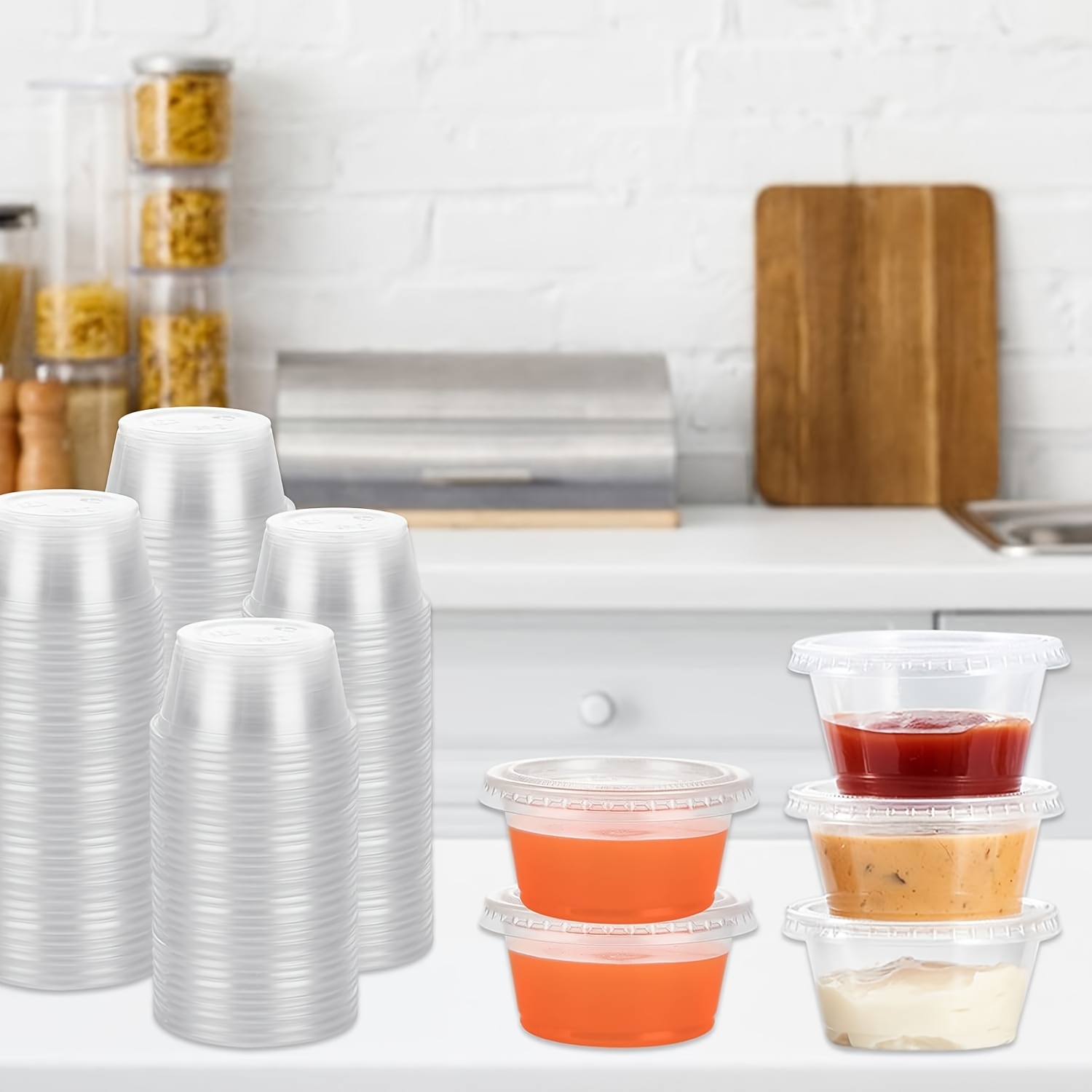 50/100 pz Scatola Sigillata Sa - Food Storage Jars With Lids recensione e prezzo
