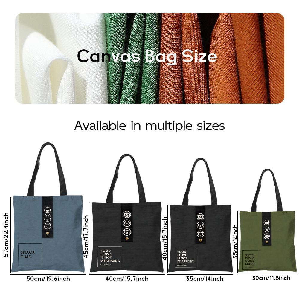 Borsa tote in tela con citazio - Food Storage Quotes recensione e prezzo