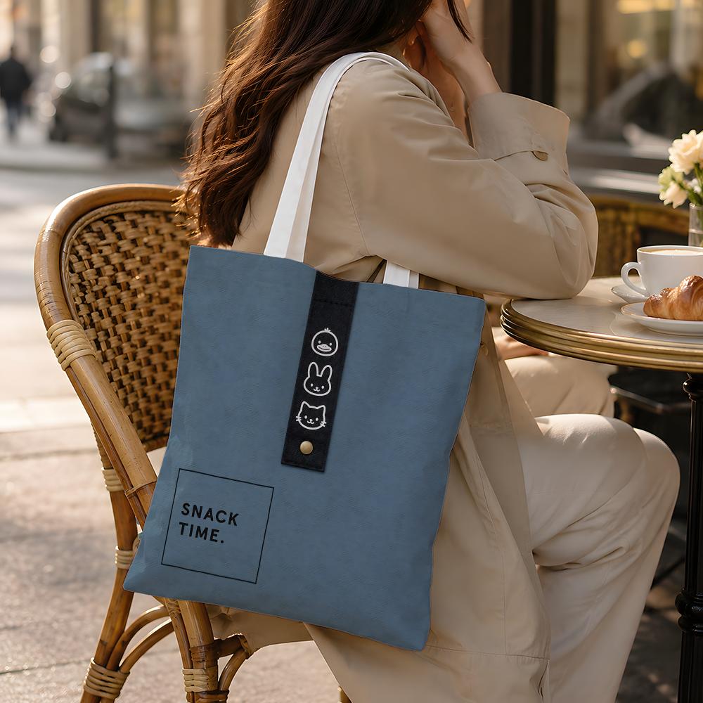 Borsa tote in tela con citazio - Food Storage Quotes recensione e prezzo
