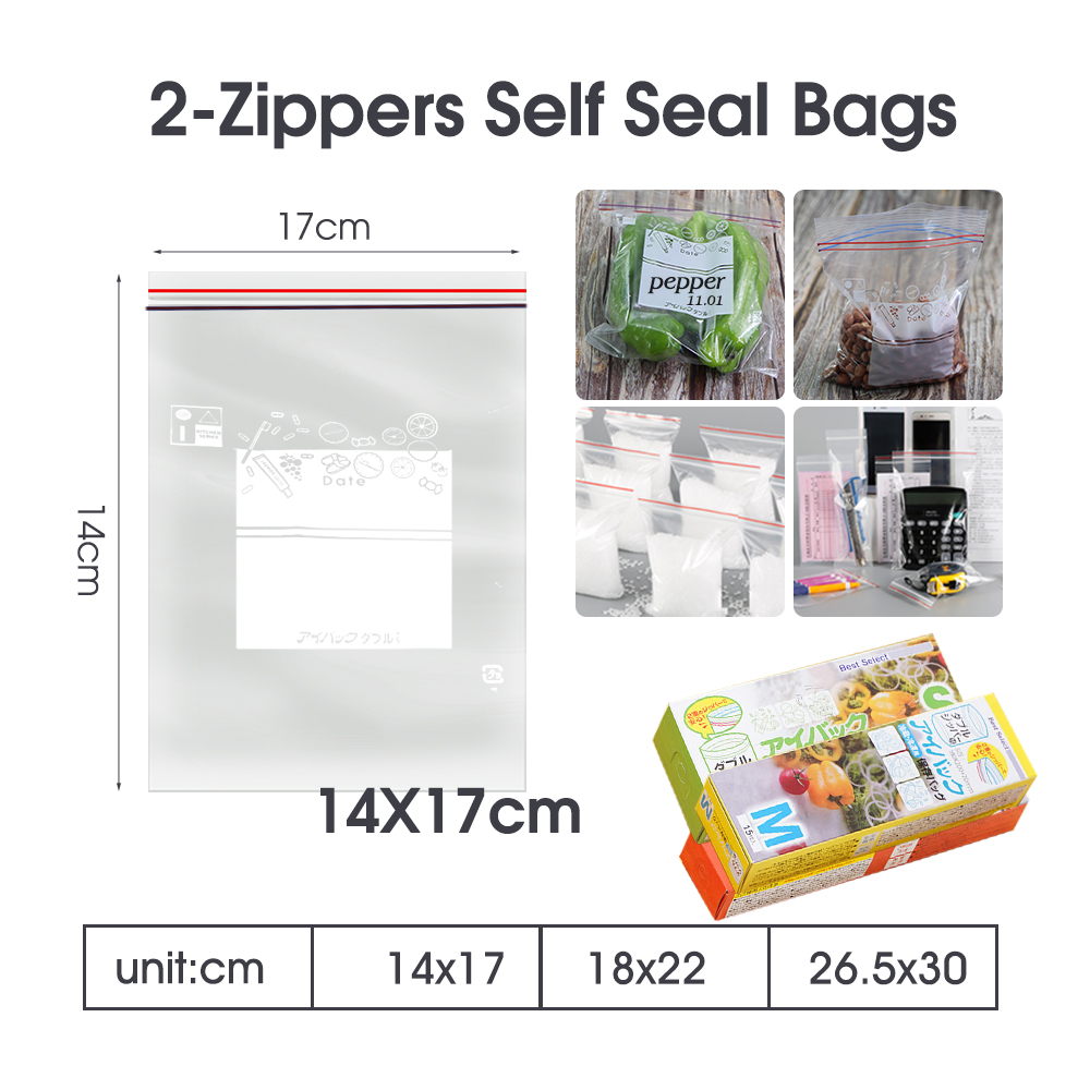 Sacchetti richiudibili con dop - Food Storage Bags Zip Lock Pouch recensione e prezzo
