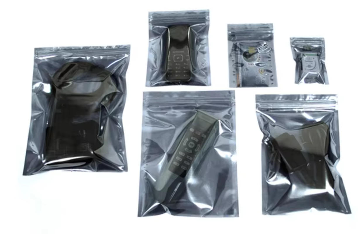 100PCS Schermatura antistatica - Food Storage Bags Zip Lock Pouch recensione e prezzo
