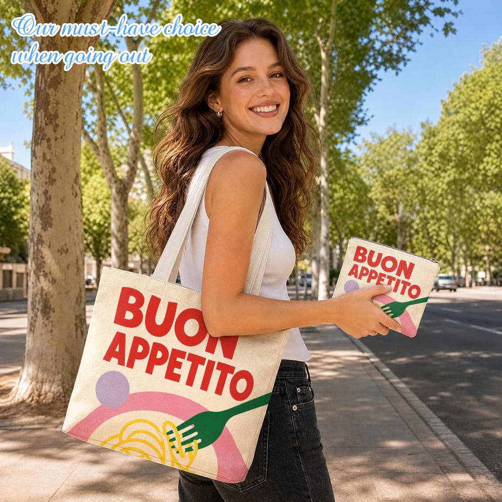 Set di 2 Borse Portaoggetti Co - Food Storage Quotes recensione e prezzo