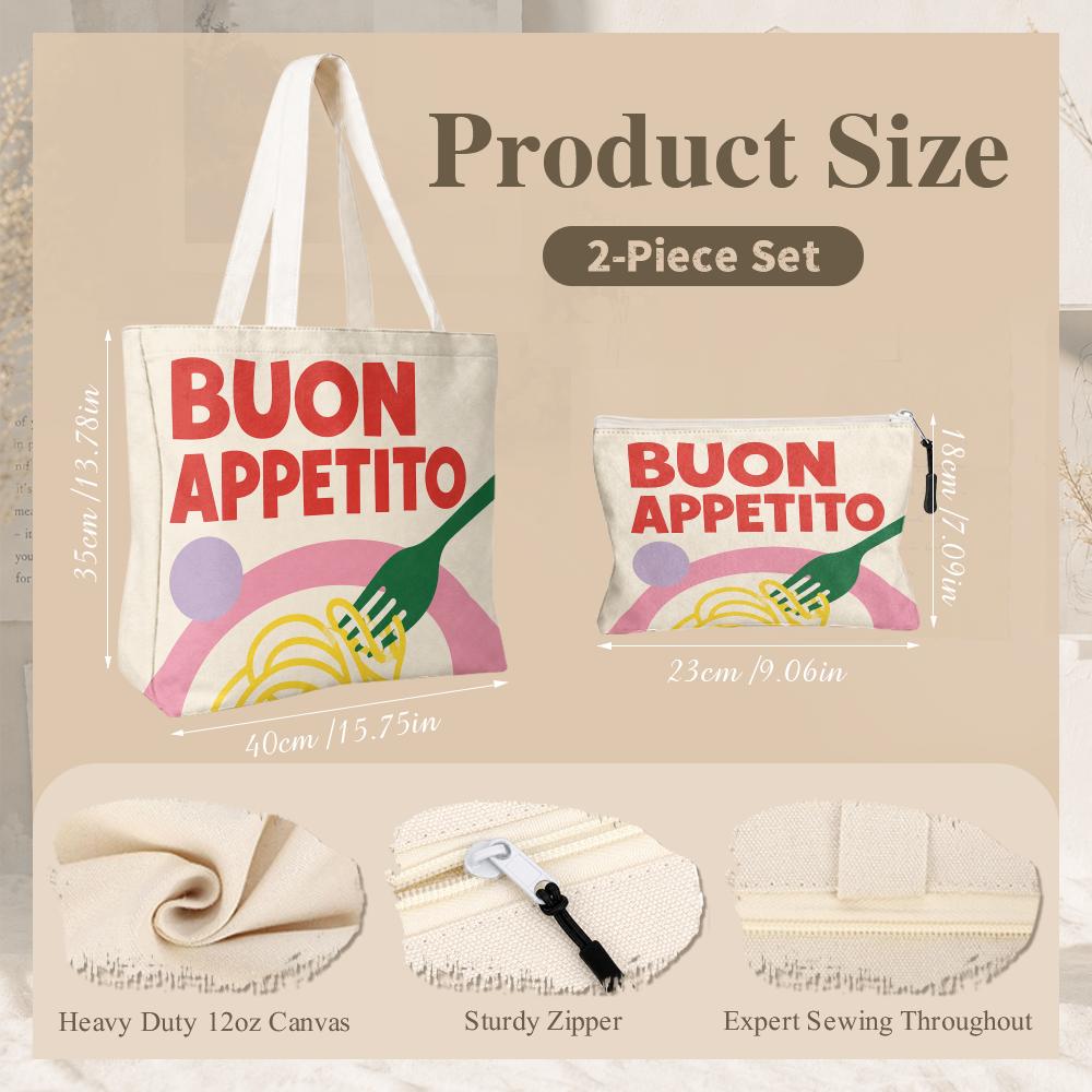 Set di 2 Borse Portaoggetti Co - Food Storage Quotes recensione e prezzo