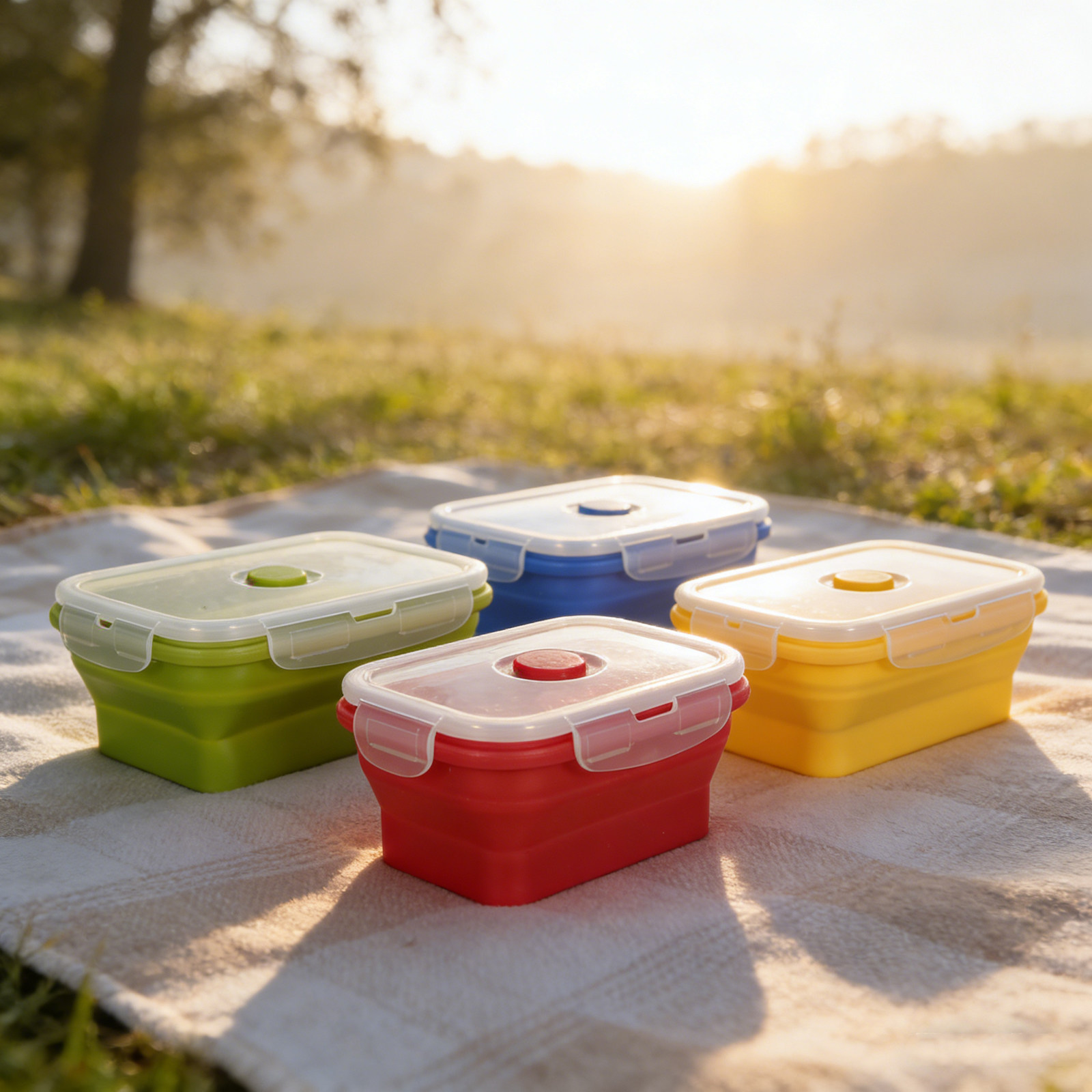 Set da 4 contenitori pieghevol - Food Storage Safe recensione e prezzo
