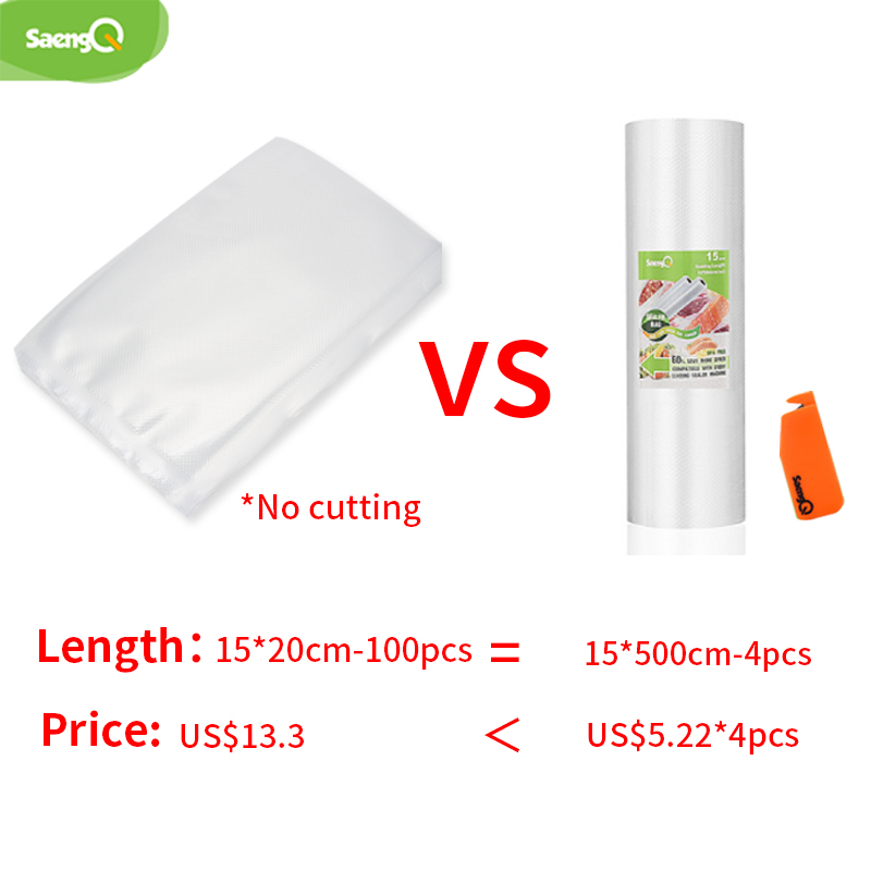 saengQ Sacchetti sottovuoto da - Food Storage Zip Bags recensione e prezzo