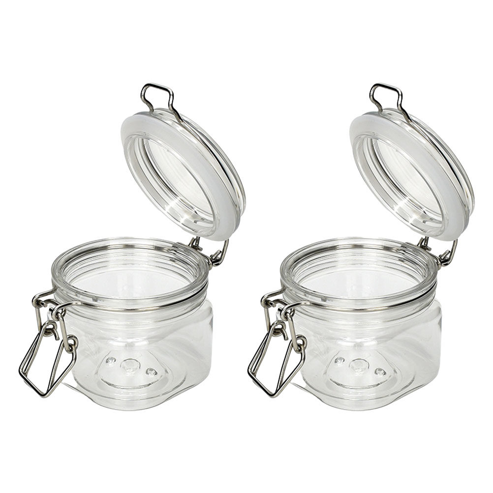 2 barattoli sigillati traspare - Food Storage Jars Plastic recensione e prezzo