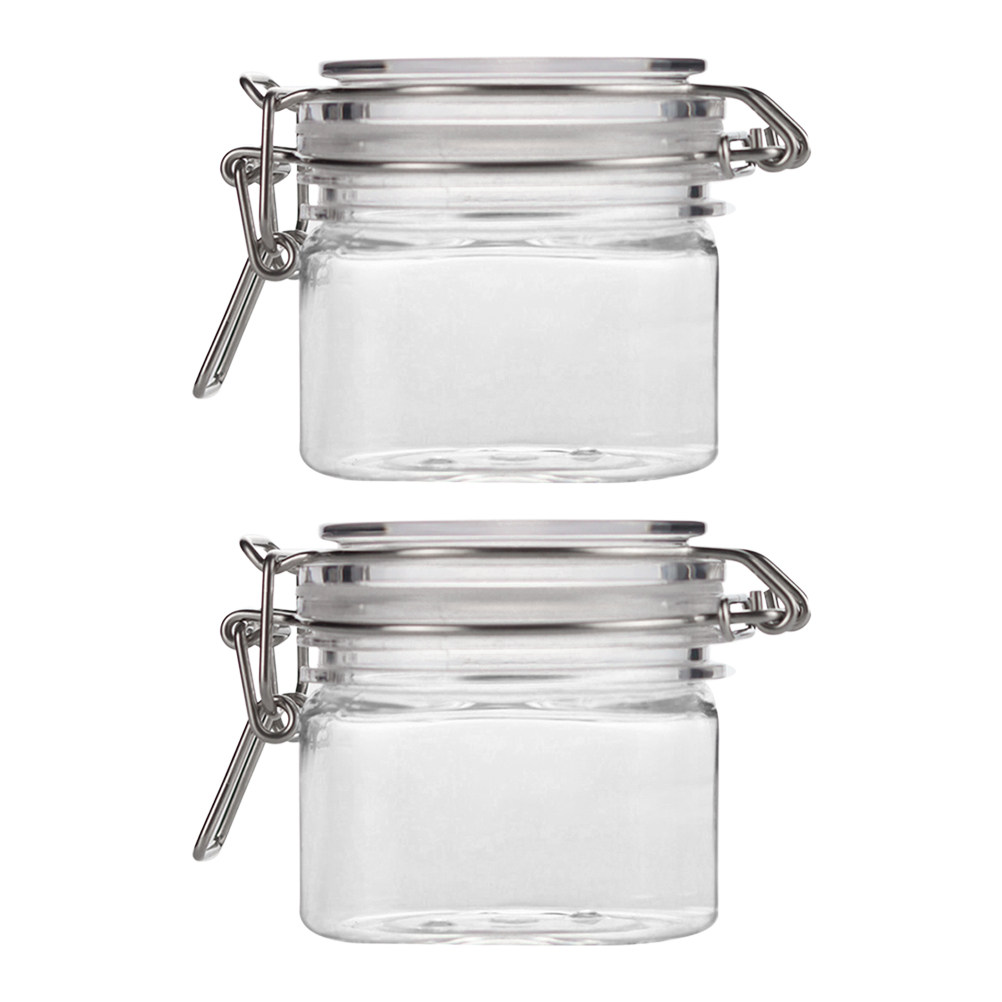2 barattoli sigillati traspare - Food Storage Jars Plastic recensione e prezzo