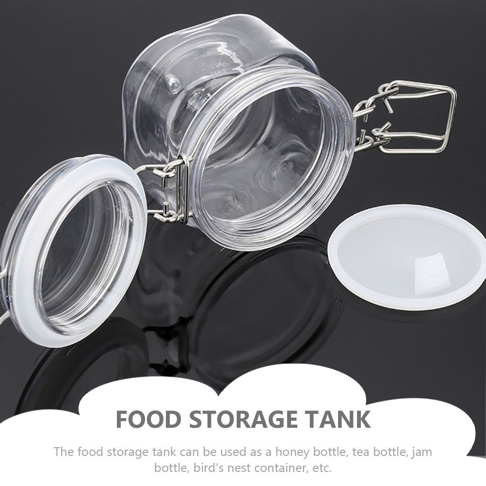 2 barattoli sigillati traspare - Food Storage Jars Plastic recensione e prezzo