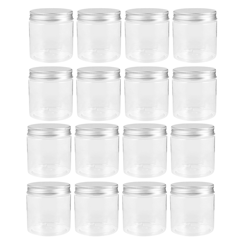 20 barattoli trasparenti in PE - Food Storage Jars With Lids recensione e prezzo