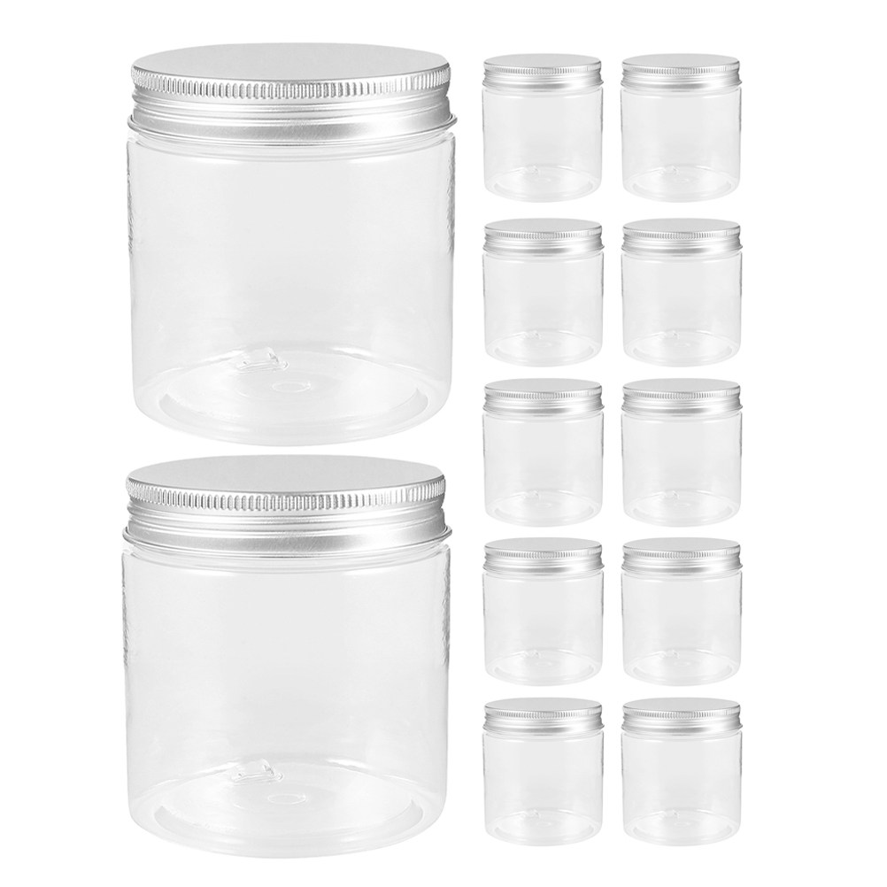 20 barattoli trasparenti in PE - Food Storage Jars With Lids recensione e prezzo