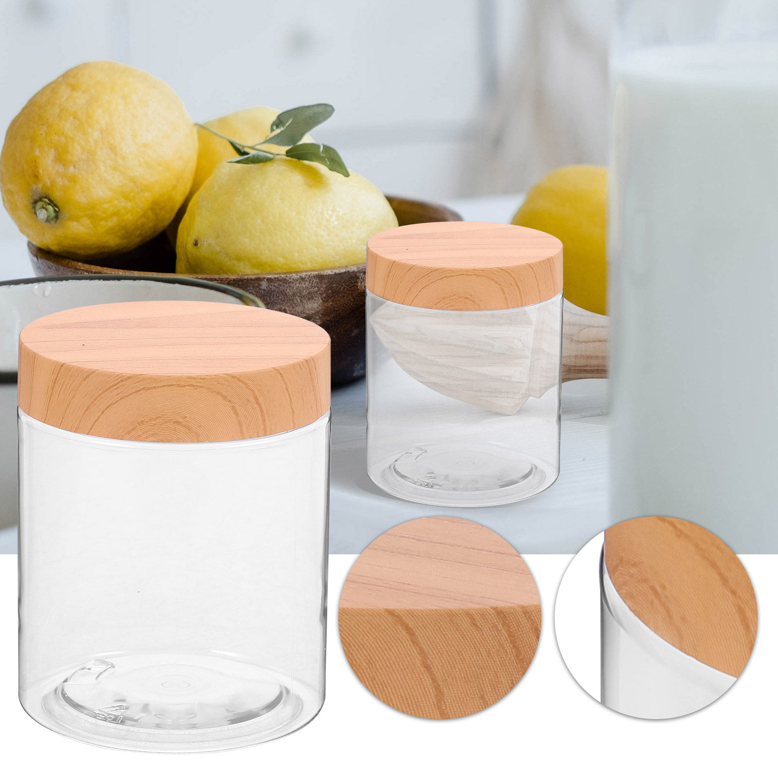 Set da 6 contenitori ermetici  - Food Storage Jars Plastic recensione e prezzo